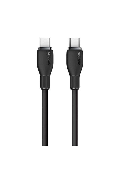 Baseus Pudding Series Fast Charging Cable Type-C to Type-C 100W 2m Cluster Black