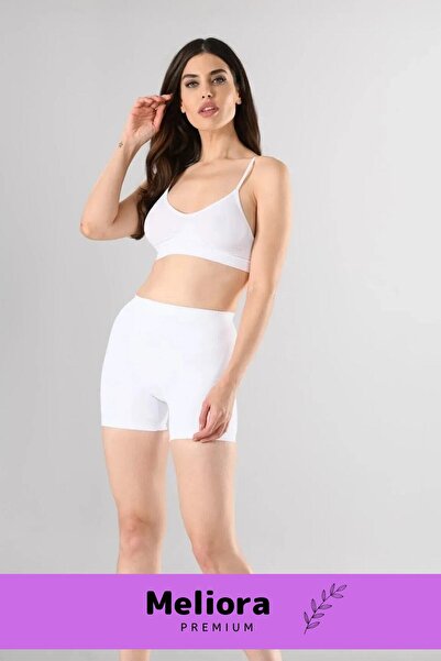 Pastimore White Color 1 Size Slimming Seamless High Waist Butt Shaper Women's Boxer Corset