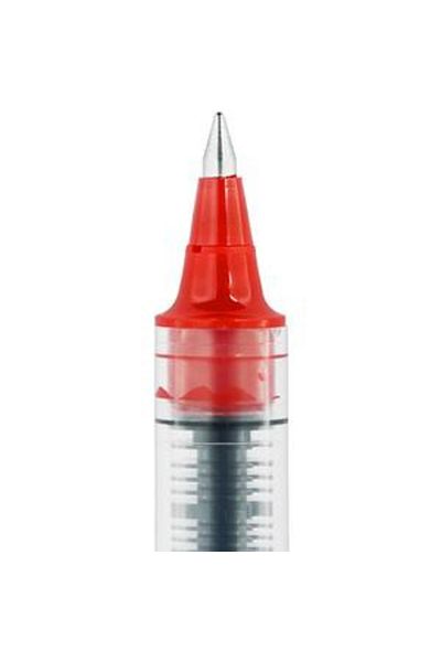 UNİ-BALL Uni-Ball Ub-150 Eye Micro Roller - 0.5 mm Red Pen, 12 Pack