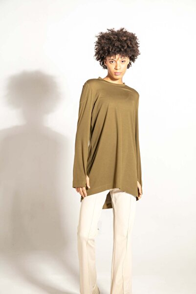 FD SPORTS Train-Fit Crew Neck Quick Dry Sweatpants - Khaki Green