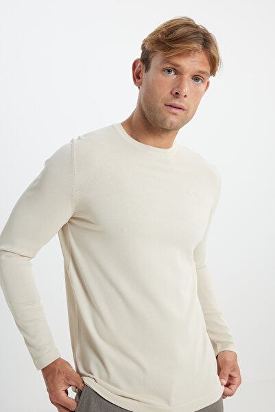 ALTINYILDIZ CLASSICS Potrivire standard, croială normală, țesătură din poliamidă, tricotaje cu gâtul turn, pulover negru de bază