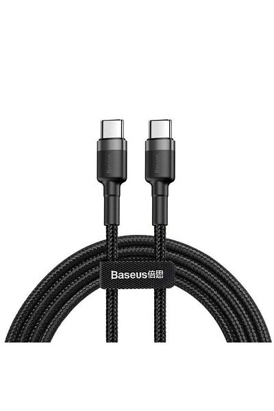 Baseus Cafule Type-C PD2.0 60W flash charging data line (20V 3A) 2m Gray+Black