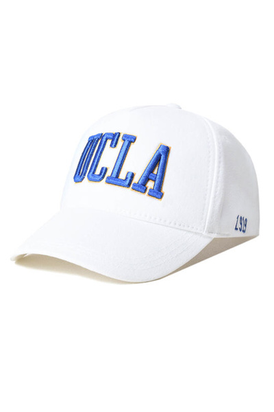 UCLA Șapcă de baseball RANCH albă, brodată, unisex