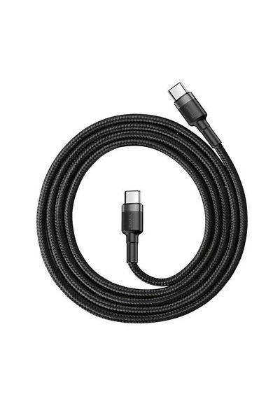 Baseus Cafule Type-C PD2.0 60W flash charging data line (20V 3A) 2m Gray+Black