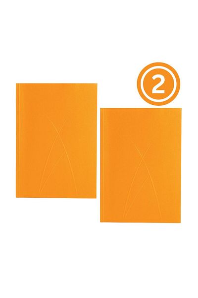 Paper-Oh Puro Gold A5 Lined No Closure Notebook (Pack of 2)