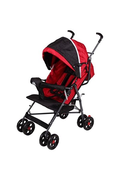 ALDEBA 3018 Tam Yatar 3 Kademeli Bebek Arabası Kırmızı