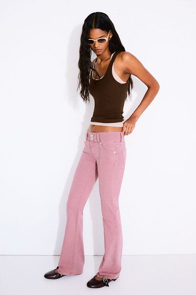 Bershka Low-rise boot-cut jeans