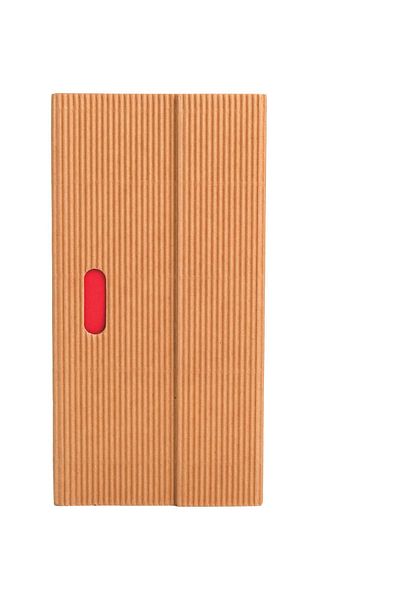 Paper-Oh Ondulo Natural B6.5 Unlined Wrap Closure 112pages 100gsm Notebook (Pack of 2)