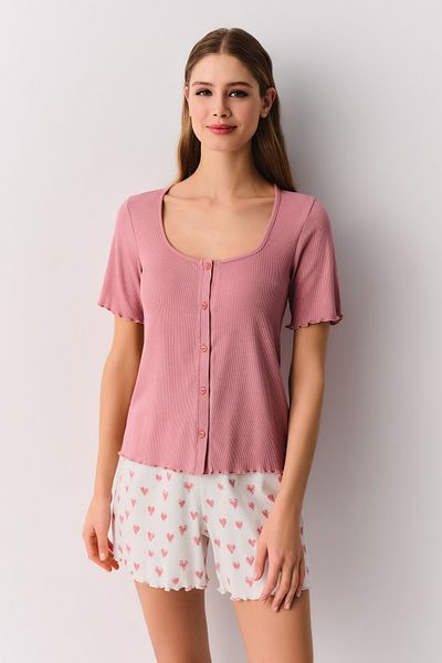 SUWEN Sada pyžama Soft Masculine Shorts