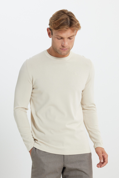 ALTINYILDIZ CLASSICS Potrivire standard, croială normală, țesătură din poliamidă, tricotaje cu gâtul turn, pulover negru de bază