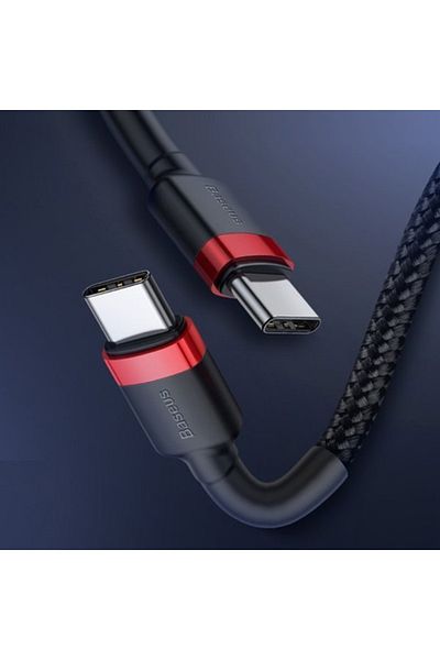 Baseus Baseus Cafule Type-C PD2.0 60W flash charging data line (20V 3A) 1m Red+Black