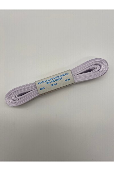 Ak Tuhafiye Λευκό Σατέν 2 cm 10 Yards Κορδέλα Πακέτο-Στολισμός-Διακόσμηση-Λουλούδι