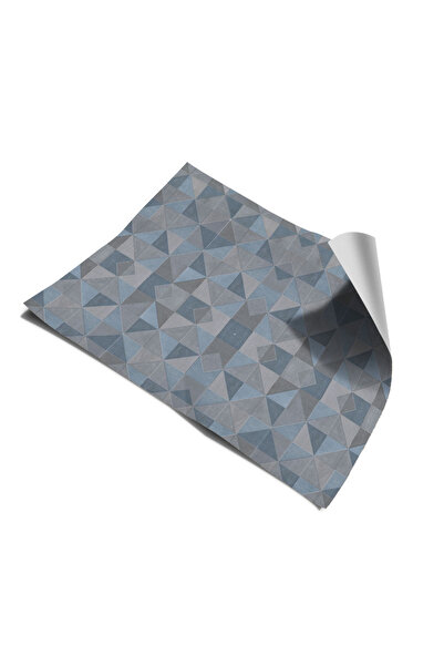 Bigaimaj Yer Kaplama Folyosu Kendinden Yapışkanlı Laminasyonlu Karo Taş Desen 60x100cm