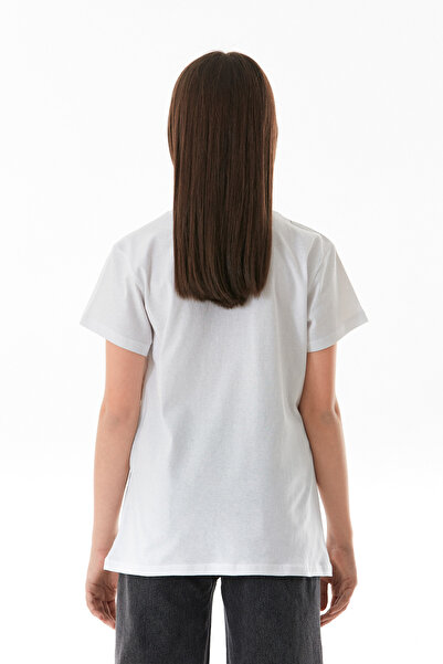 Fulla Moda Κοριτσίστικο μπλουζάκι από 100% βαμβακερό κεράσι με στάμπα με λαιμόκοψη