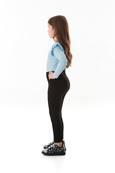 Fulla Moda Elastic Waist Cuffed Girls' Leggings