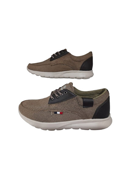 Dakırs Dakır's Чоловічі бежеві черевики з шнурівкою та ортопедичною підошвою для щоденних прогулянок