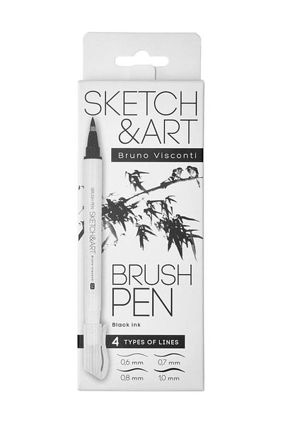 Bruno Visconti "Sketch & Art" Art Set - 4 Pieces