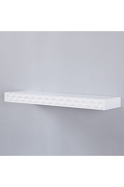 Danube Home Elizabeth Floating Shelf Wall Shelves White 600x50x200mm