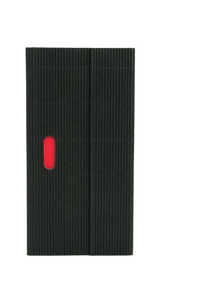 Paper-Oh Ondulo Black B6.5 Lined Wrap Closure 112 Pages 100gsm Notebook (Pack of 2)