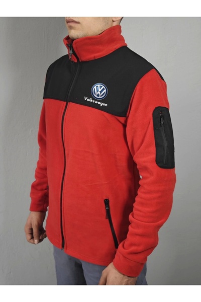 dafri ΜΠΟΥΦΑΝ FLEECE ΜΕ ΦΕΡΜΟΥΑΡ ΜΕ ΛΟΓΟΤΥΠΟ VOLKSWAGEN