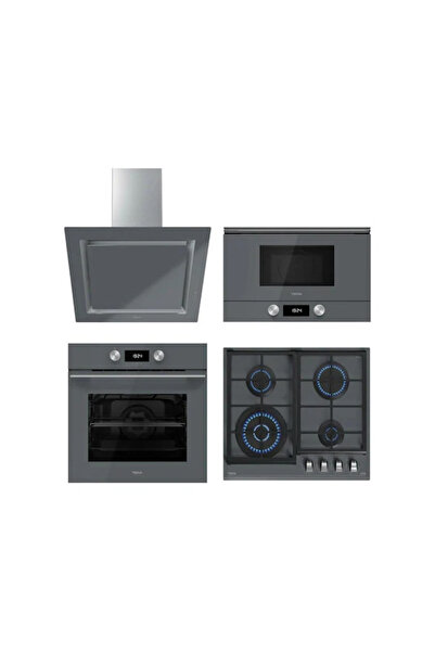 Teka Urban Serisi Hlb 8400 St - Gzc 64320 Xbc - Dlv 68660 St Tos - ml 8220 Bıs L Gri Ankastre Set