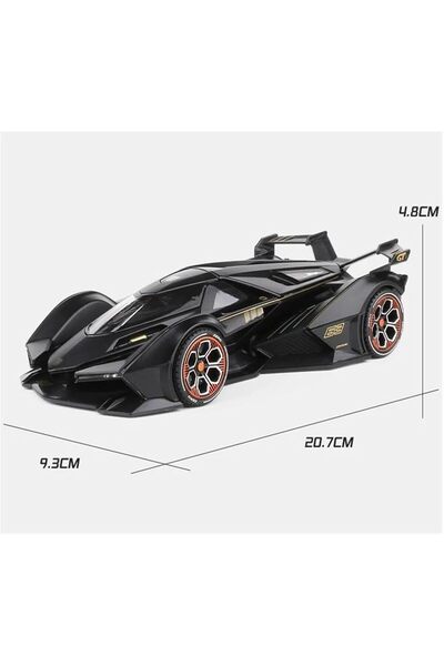 Yelajoy Toy Cars,Lambo V12 Race Car Toy,with Light and Sound 1:22 Diecast Metal Model,for 3+ Year Old Boys