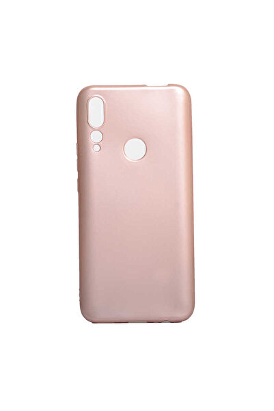 Techaks غطاء حماية سيليكون لهاتف هواوي Y9 برايم 2019 من زور بريميير - ذهبي وردي