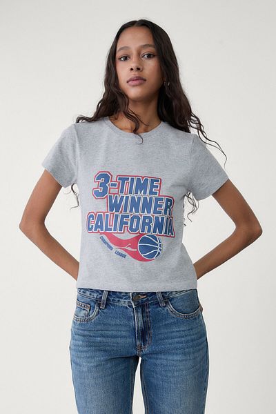 Stradivarius Printed T-shirt