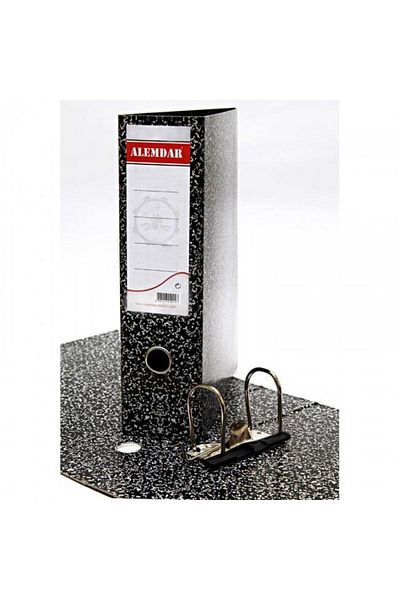 Alemdar Large Cardboard Folder Black A4 (25 Pieces)