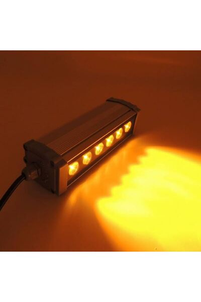 Genel Markalar 20 Cm (6W) Amber Rengi Wallwasher Duvar Boyama, Ağaç Boyama, C...