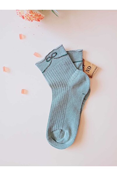 ENEFENDİ 2 чифта безшевни, удобни, ароматизирани комплекти за кафе и зелени подаръци с камъни и панделки 36-40