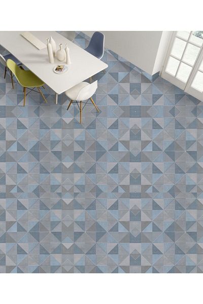 Bigaimaj 60x100cm Folie de acoperire a podelei cu model de piatră laminată - autoadeziv