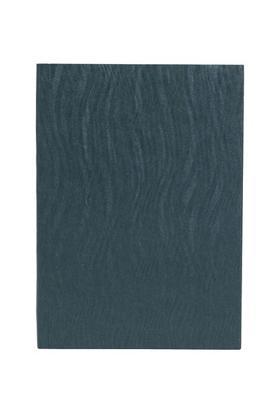 Paper-Oh Yuko-Ori Metallic Grey A6 Lined No Closure 128 Pages 100gsm Notebook (Pack of 2)
