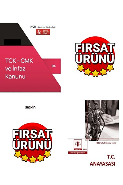 Seçkin Yayıncılık Seçkin TCK – CMK ve İnfaz Kanunu+T.C Anayasası Tercih(2Kitap)