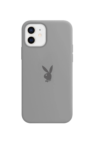 izzytech حافظة هاتف آيفون 11، شعار بلاي بوي، سطح داخلي مخملي، حافظة مقاومة لل...