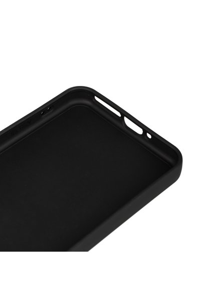 Techaks 15 Case Soft Smooth Soft Silicone Cover Piping - Black