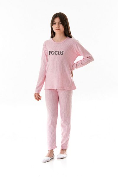 Fulla Moda Sada dívčích pyžama s potiskem Focus