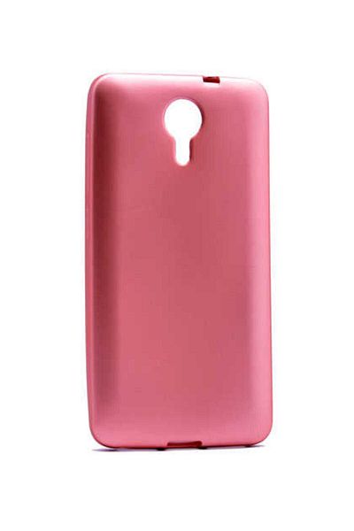 noktaks متوافق مع جهاز General Mobile 4G Android One - حافظة ماتية ناعمة من السيليكون - ذهبي وردي - T1613