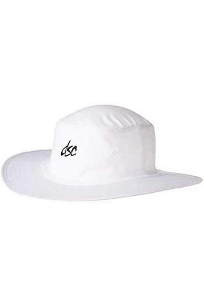DSC Panama Atmos Round Cricket Hat | Cotton | Umpire Hat | Extra Wide Brim | Maximum Sunlight Protection