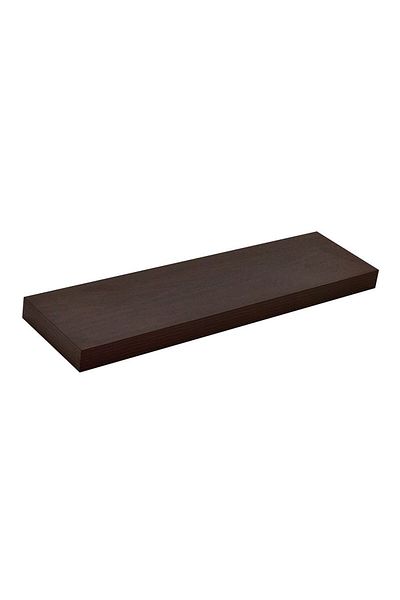 Danube Home Grande Floating Shelf Wall Shelves Walnut L90xw23.5xh3.8cm