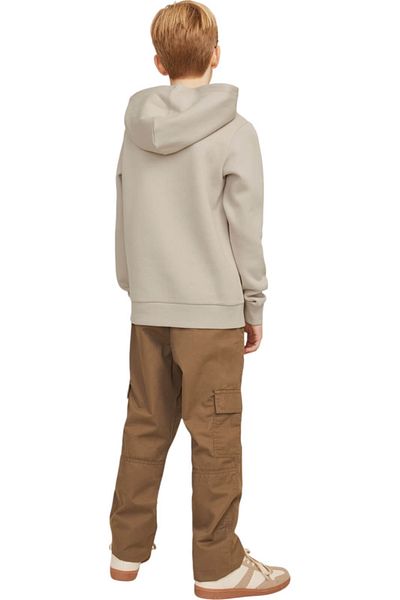 Jack & Jones Hanorac Glugă de transpirație cu logo JACK & JONES JNR - 12258823-Moonbeam