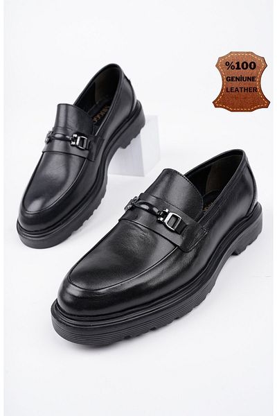 MUGGO Ανδρικά παπούτσια Fabregas από γνήσιο δέρμα Classic Daily Orthopedic