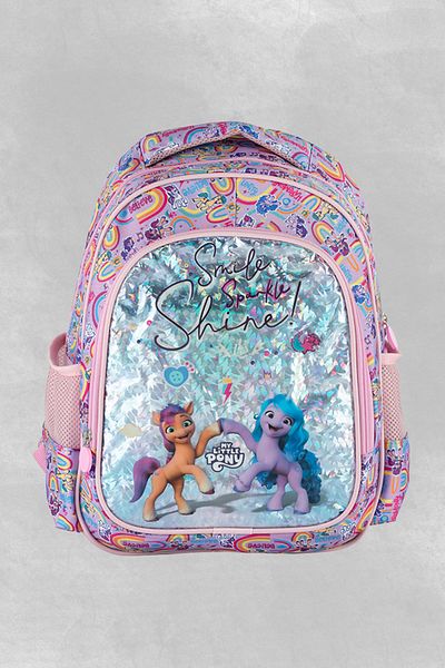 MY LITTLE PONY Children's Printed Licensed Multi-Compartment Zippered School Backpack