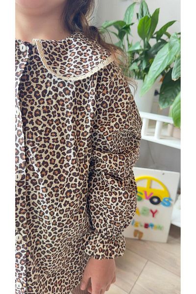 VOSVOSBABYSTORE Комплект от три части риза с леопардов десен