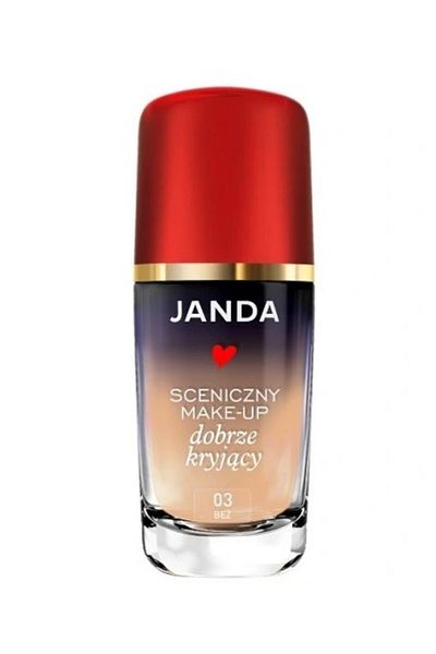 JANDA MAKE-UP Face foundation in shade 03 BEIGE, 30 ml