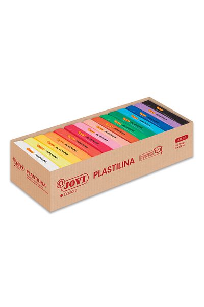 Jovi 72S 350Gr Non-Drying Play Dough Assortment 15 Colors - Box of 15