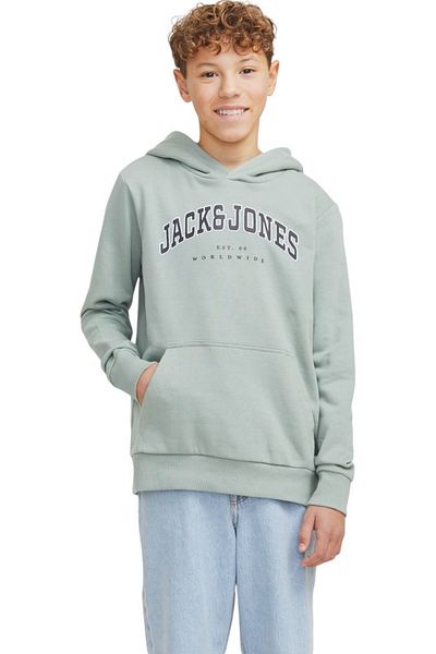 Jack & Jones Hanorac JACK & JONES Aleb Varsity JNR - 12259564-Iceberg Green