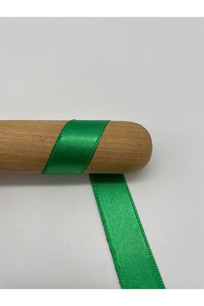 Ak Tuhafiye Πράσινη 2 cm 10 Yards Σατέν Πράσινη Κορδέλα Νο: 30