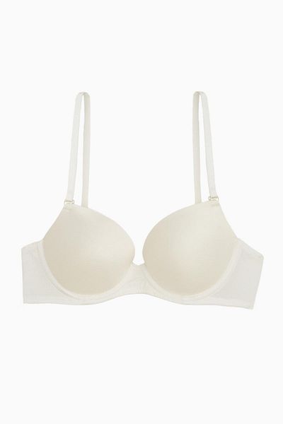 Wonna Ecru Viola Micro Bra with Snap-Out Strap - Supportless - Basic - 2534