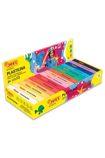 Jovi 71S 150Gr Non-Drying Play Dough Assortment 15 Colors - Box of 15
